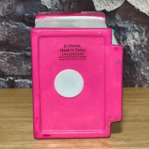 Disney Frozen Anna & Elsa Ceramic Castle Coin Piggy Bank w/Plug - Picture 7 of 8